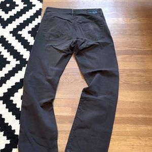 AG the protege straight leg mens jeans size 32 charcoal gray